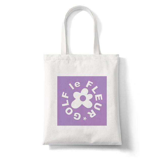 Женская холщовая сумка-тоут в стиле ретро с цветочным принтом — фото 9