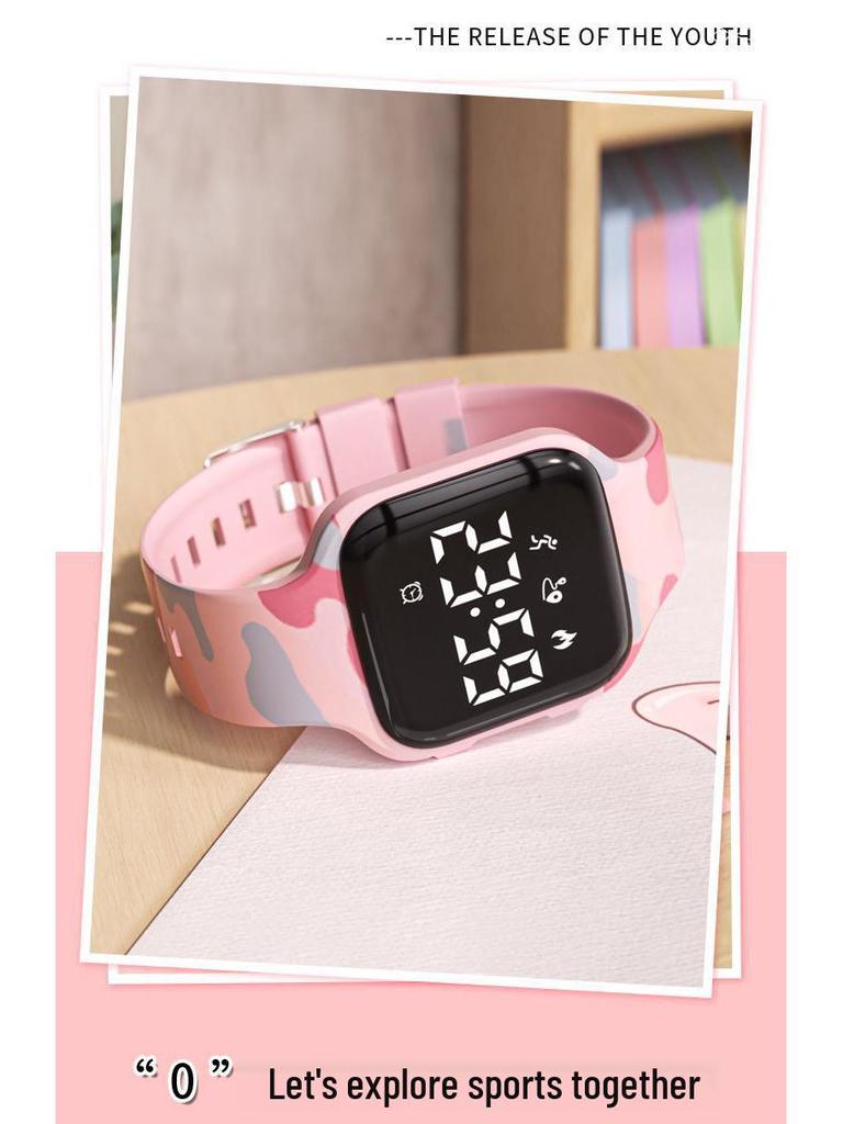 Kids' Smartwatch for Girls & Boys - Waterproof, Alarm Clock, Time-Only Sport Watch for Students