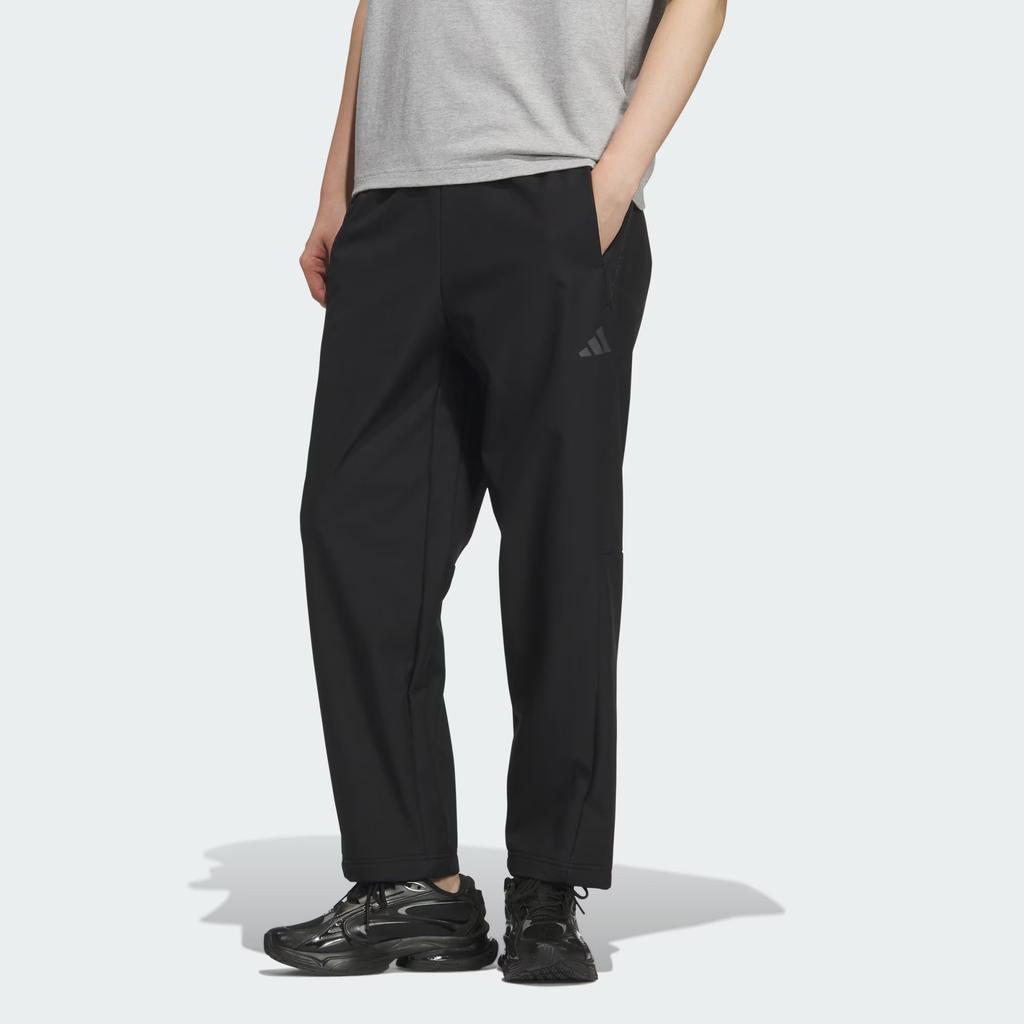 Adidas Soft Shell Woven Trousers Water-Resistant Straight-Leg Sports Casual Pants Men Bottoms KR8299