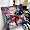 Movie Characters HHarley QQuinn Pillow Case Fashion Square Pillowcase Bedroom Sofa Room Ins Decoration Leisure