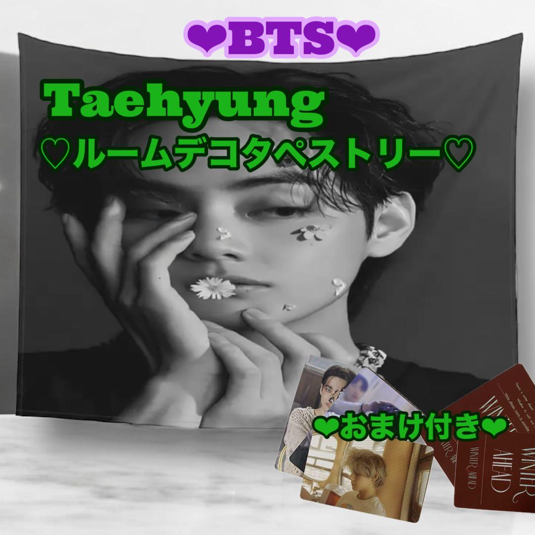 

[USED] Taehyung V BTS Taehyung Room Decor Tapestry V