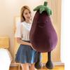 New Eggplant Throw Pillow Funny Vegetable Plush Toy Bed Pillow Cushion Cute Doll