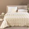 Very Light Duvet Suite Double In Cotton Satin 200 G/sqm