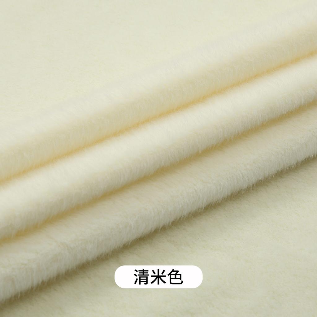50x50cm 5mm Soft Breathable Elastic Faux Fur Fabric for Sewing Plush Toy Doll Scarf Hat Decorative Cloth Handmade DIY Fabrics