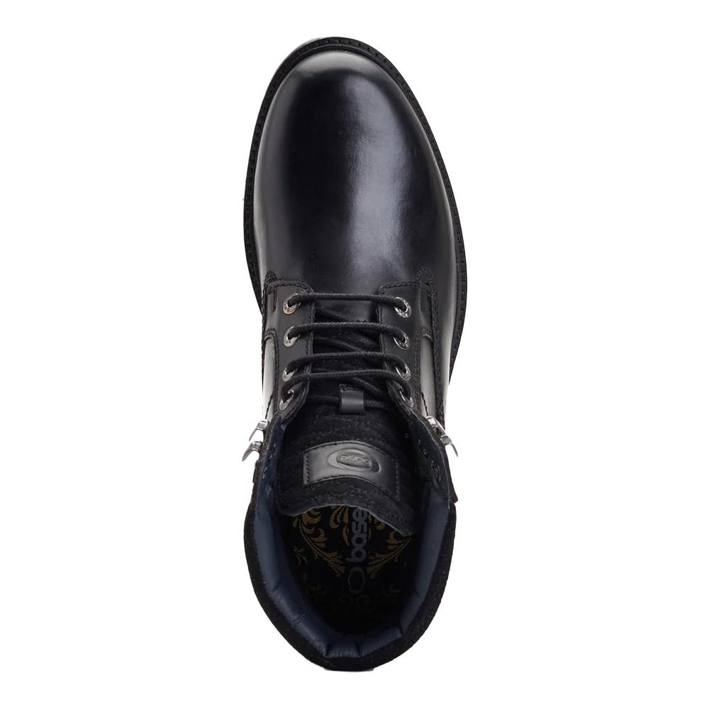 BASE LONDON Mens Bradley Leather Ankle Boots