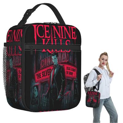Ice Nine Kills The Silver Scream By Grave Isolierte Lunchtasche für Damen Kinder Tragbare Lebensmittelboxen Thermische Lunchbox Tragetasche
