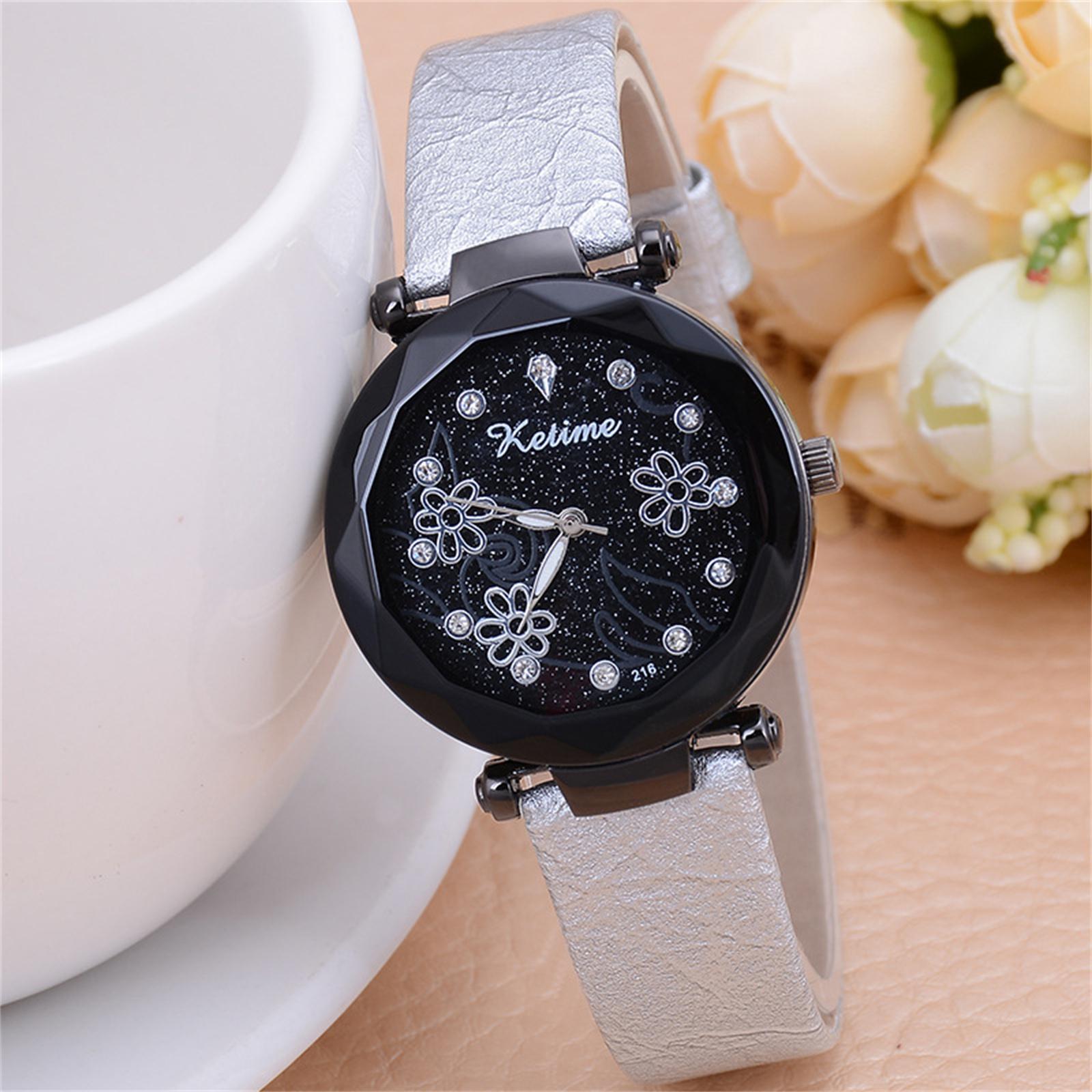 

Женские модные кожаные часы One Size