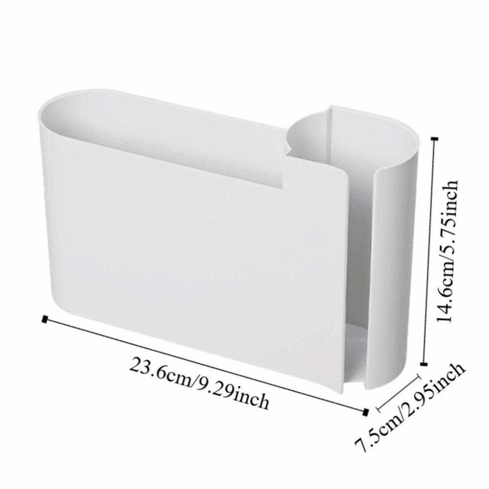 Wall Mounted Pull-out Type Trash Bag Dispenser Plastic Waste Bag Storage Box  Cabinet Door