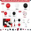 Black And Red Series Balloon Set Birthday Theme Party Scene Arrangement Balloon Chain