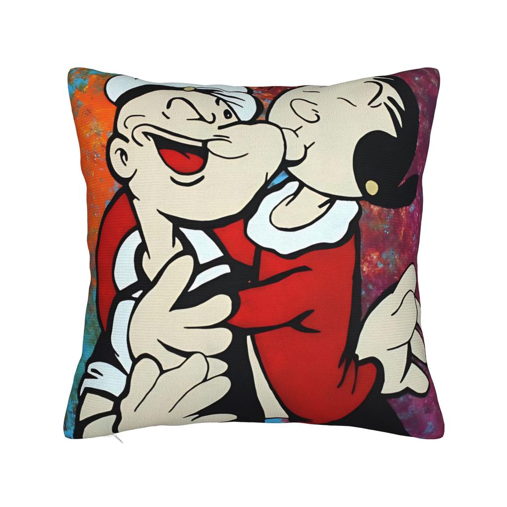 Bluto And Olive Oyl Pillow Case Comfy Pillow Cover For Living Room Chair Novelty Pillowcases