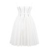 Summer Fashion Strap Dress Elegant Printed Zipper Long Dress