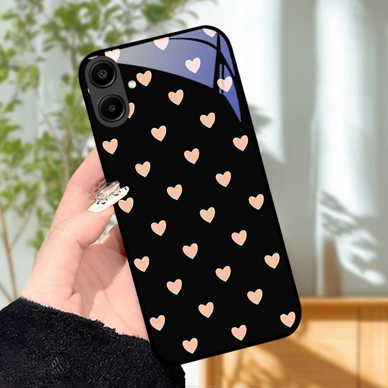 Per Samsung Galaxy A16 A06 A26 A36 A56 4g 5g Custodia Rigida Copertura Completa Vetro Temperato Lente Protezione Cover Posteriore A 06 16 26 36 56