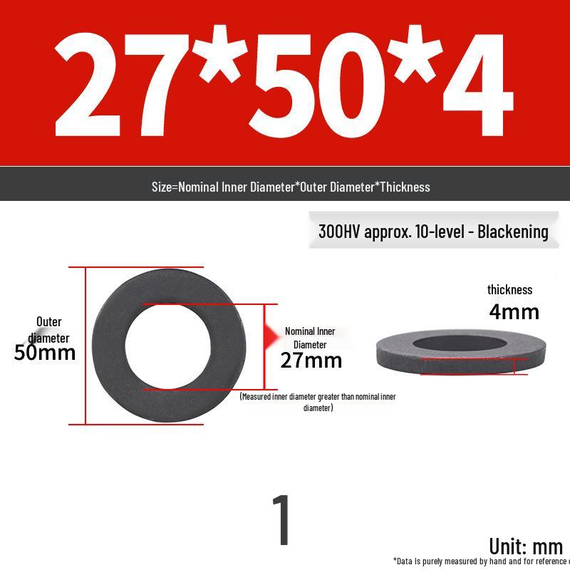 High Strength Flat Washer (Thickened & Widened) - Sizes M8 to M64