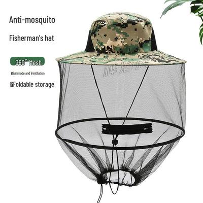 Chapéu de Pescador Anti-Mosquito para Exterior