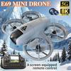 Dronă E69 8K HD Cameră Duală Poziționare Flux Optic Motor Fără Perii Aeronave cu Telecomandă 5G Evitare Inteligentă a Obstacolelor 360° UAV Quadcopter