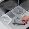 SHEFEITE 4-Pack Hair Catcher Drain Protector, Bathroom Sink Stopper, Gray/White, Anti-Clogging
