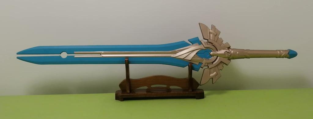 Sword, Arrogance of the Sky, Cosplay, PU Weapon, 100cm, Theatrical Prop, Horror, Wolf's End, P53