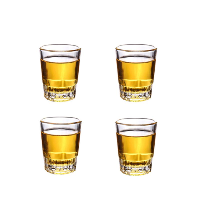 90ml/71ml Sklenice na víno s tlustým dnem Malá klasická sklenice na destiláty Luxusní sklenice na whisky Špičková sklenice na zahraniční víno Barové doplňky