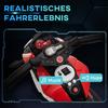 Electric Kids' Motorcycle, Lights & Sounds, 3 km/h, Rechargeable, Plastic & Metal, Black/Red