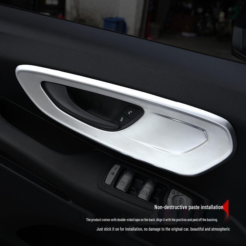 

Новая внутренняя ручка VITO и декоративная защитная рамка для дверной чаши - Автоаксессуары Stainless Steel - Deluxe (2 pieces)