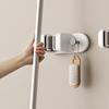 1Pcs Mop Clip Bathroom Wall Mounted No Drill Broom Holder Mop Storage Rack Organizer Hook For Home Toilet Cleaning Tools