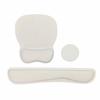 3Pcs Soft Mouse Wrist Support Pad Non-Slip Base Wristband Mouse Mat  Computer Accessories