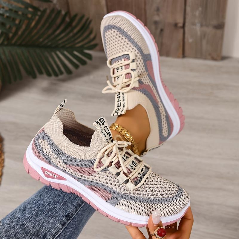 Shoes Women's Shoes Hundred New Sneakers Mesh Breathable Casual Single Shoes