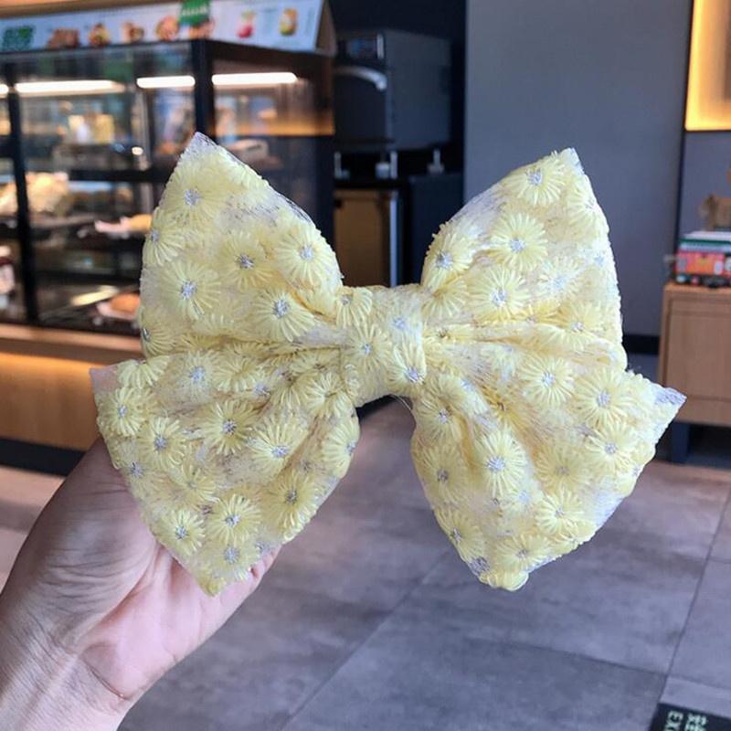 13*10cm Damen Haarspange Schleifen Koreanische Weiße Schwarze Haarspange Schleifen für Dame Mädchen Pferdeschwanz Haarstyling Zubehör