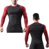 Men's Quick-Dry Long-Sleeve Tight-Fitting Sports Top - High Elasticity, Breathable Fitness Wear