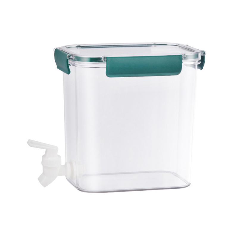 

Cold Water Kettle Large Capacity Thicken Faucet Sealed Drink Storage Pot for Kitchen Green-3.5L 3.5L зелений