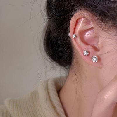 Exquisite Diamond Ball Earrings for Women - New 2023 Trendy Niche Design