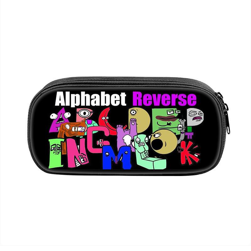 Alphabet Lore Pencil Case With Nylon Material For Students And Kids