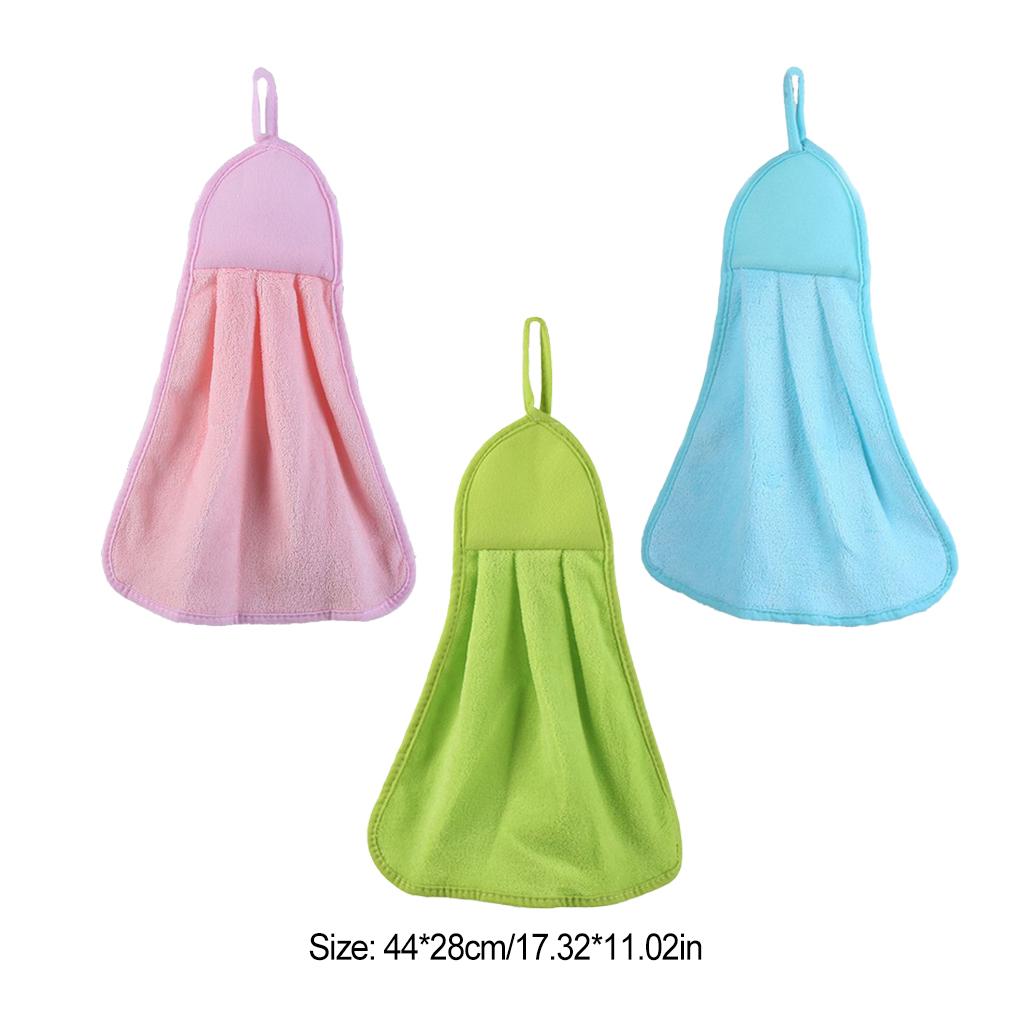 1pcs Kitchen Towel Hanging Kitchen Dish Cloths Cleaning Drying Hand Towel