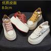 High quality 9cm Genuine Leathe Slippers Lace Up Hollow Peep Toe Casual Sandals Platform Wedge Ladies Women Summer Slides Shoes