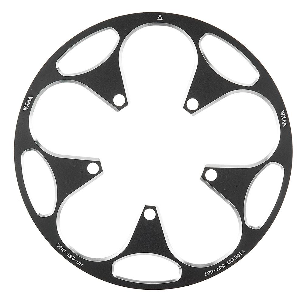 

Bicycle Chainring Guard 110BCD Aluminum Alloy 48-58T Anti-Oxidation Scratch-Resistant Precision Durable Secure Fit for Road Bike 110BCD&48T-52T