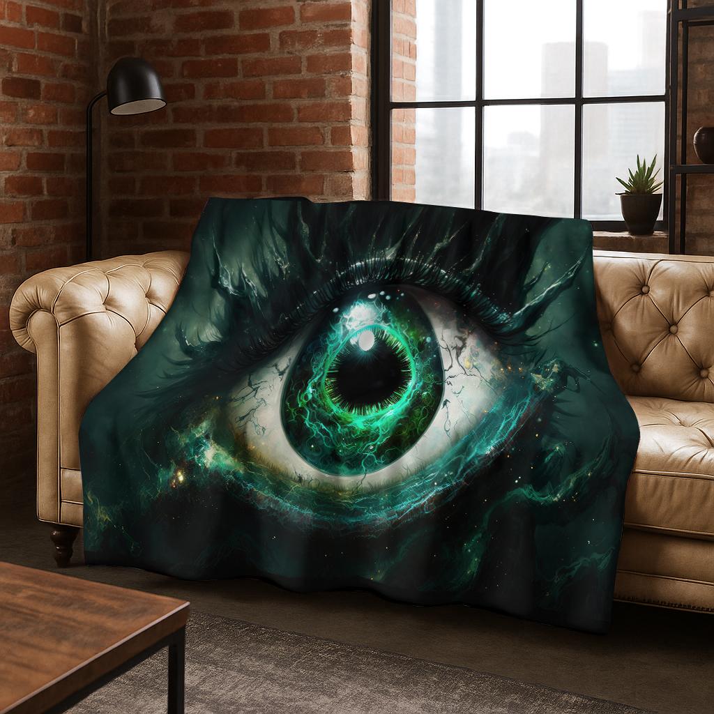 Beauty Eye of Providence Freemasonry Evil Eyes Flannel Blanket,Warm and Cozy Soft Throw Blanket for Home Bedroom Bed Sofa Kids