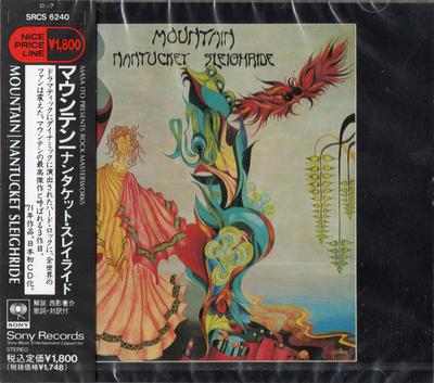 CD MOUNTAIN  Nantucket Sleighride SRCS6240 Sony Records 1992 Japan ObiRock Used