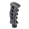 Bashineng Car Shift Knob MT Handle Shape Truck Car Supplies Resin Universal 3pcs Adapter 8mm 10mm 12mm (Titanium)