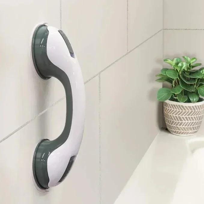 

Anti Slip Bathroom Elderly Safety Helping Handle Shower Handle Support Toilet Safe Grab Bar Vacuum Sucker Suction Cup Handrail серый
