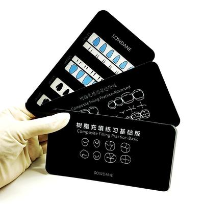 Dental Teaching Model Composite Resin Filling Template Morphology Board Study Practise Model