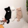 Kawaii Stationery Storage Bag Funny Cat Plush Cat Stationer Bag  School Supplies