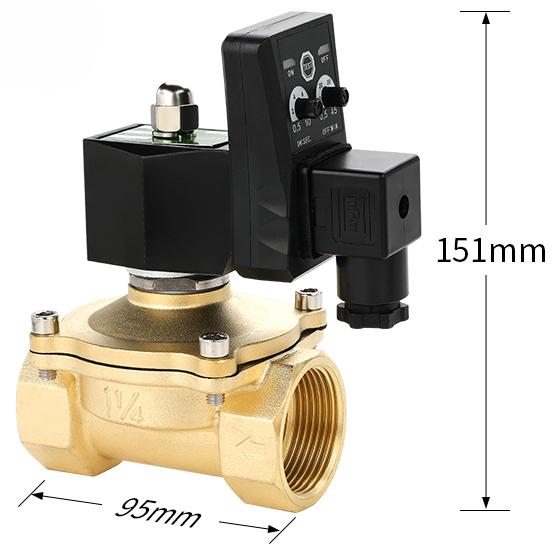 220VAC 24VDC Brass Valve with Automatic Switch of Electronic Drain Valve for Air Compressor