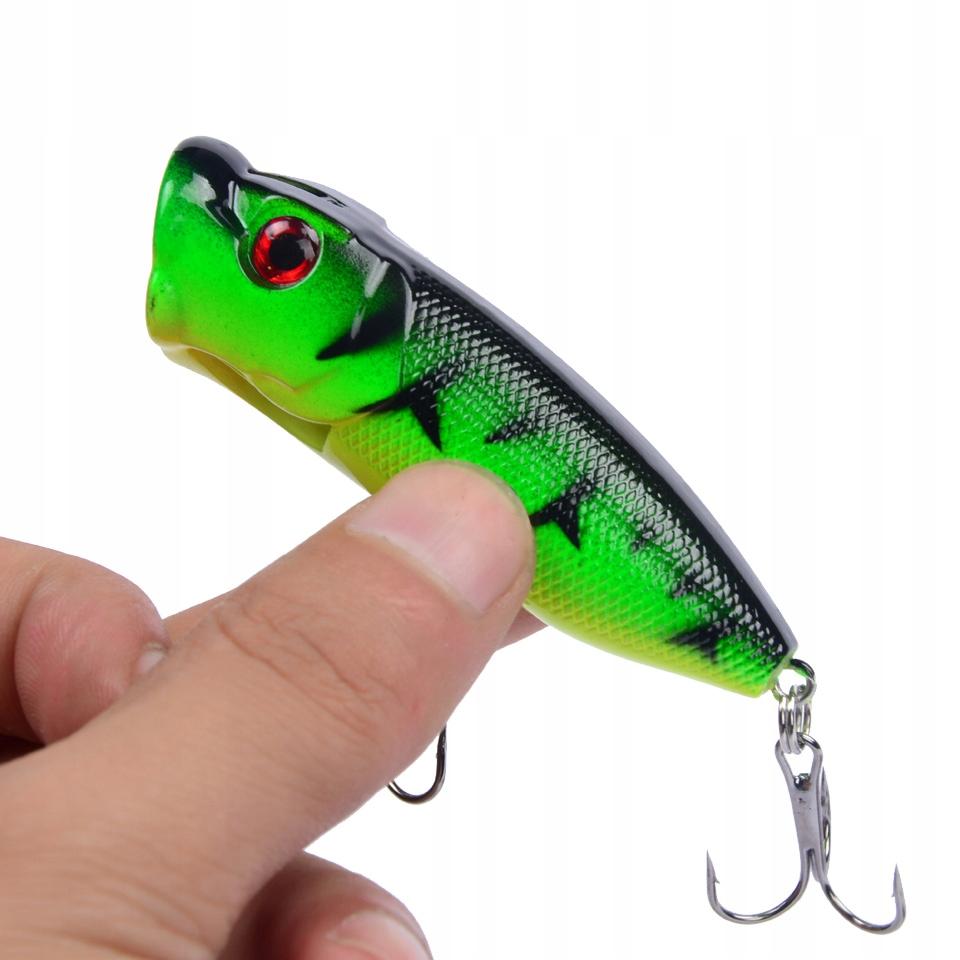 Popper Flopper Wobbler Perch Pike F141 Green