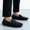 Spring Hot Selling Men's Flat Bottomed Loafers Massage Shoes Anti Slip Park Walking Shoes Simple Men's Leather Casual Shoes