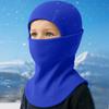 Winter Kid Balaclava Windproof Thermal Thickened Plush Cycling Pullover Cap Breathable Neck Protection Cold-proof Ski Face Cover