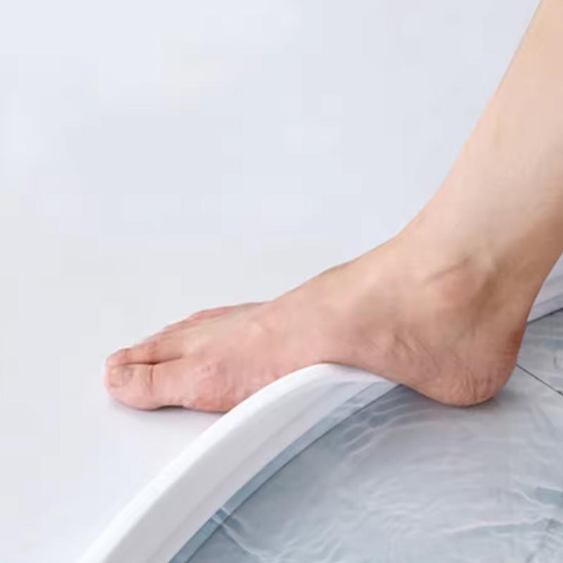 1-3Pcs 1M Water Shower Dam Bathroom Water Stopper Retaining Strip Flood Barrier Dry And Wet Separation Blocker Watertight Seals
