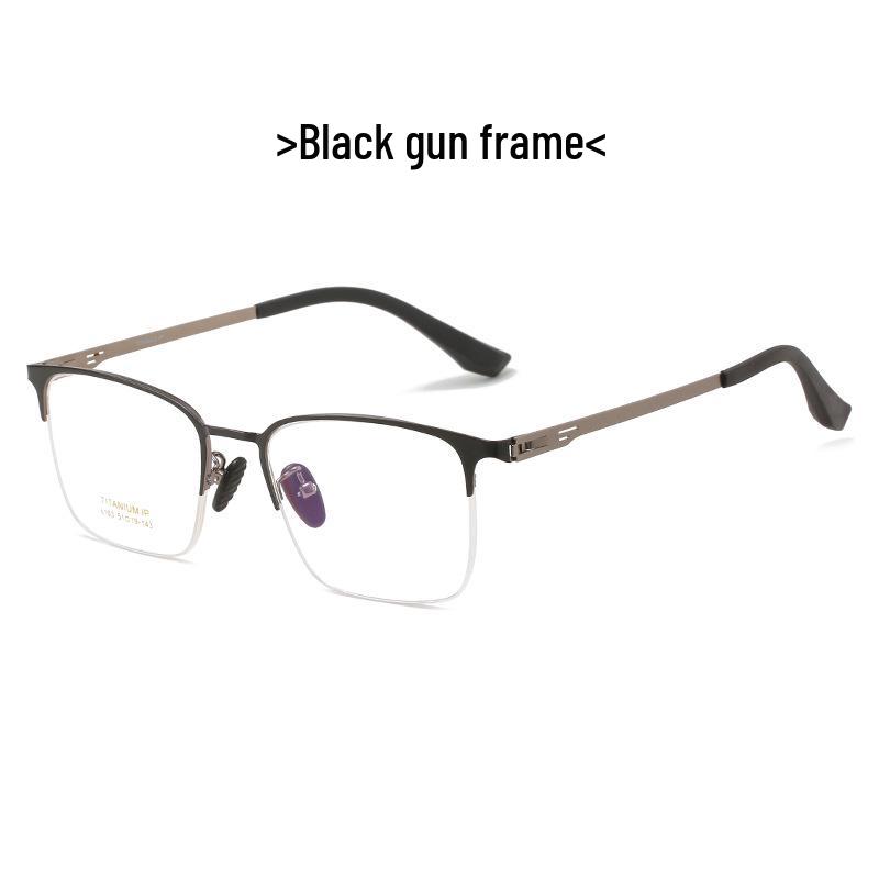 Ultra-Light Unisex Titanium Myopia Glasses: Screwless, Non-Magnetic Optical Frame (Model 6103) Prescription Blue Light Blocking