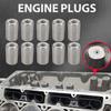Engine Plugs Fit for Non-AFM GM Engines 2008- LSX & LT Models 4.8, 5.3, 6.0, 6.2,Non-DOD/AFM Oil Valley Plugs Stainless Steel Material Set of 10