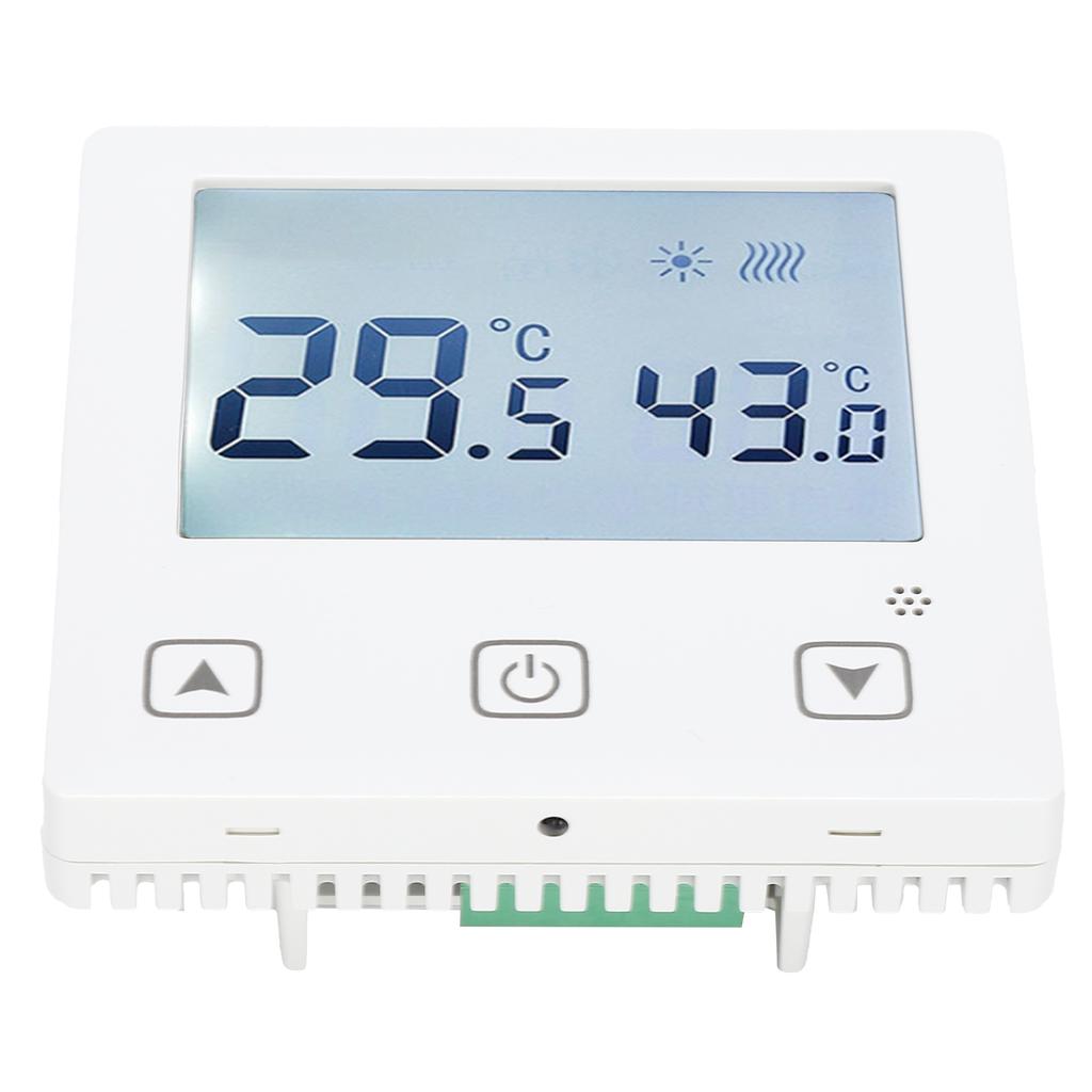 AC220V Thermostat Water Floor Heating Air Conditioner Temperature Controller with Touch Screen