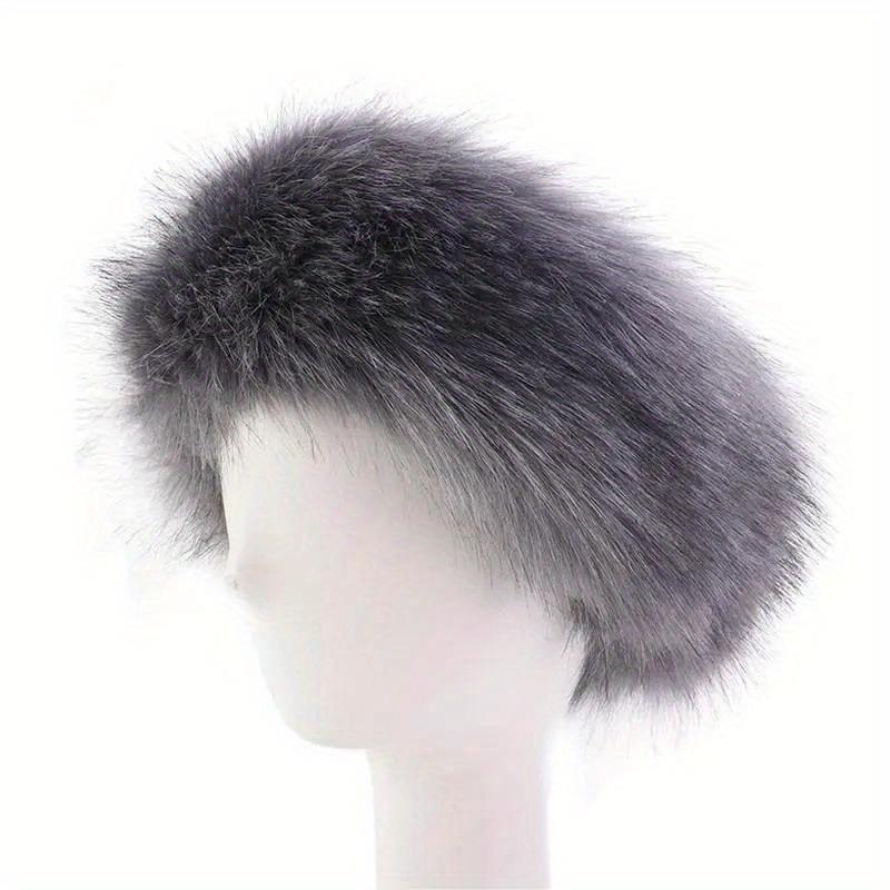 Winter Imitation Fox Fur Keepwarm Headband Fashionable Hair Accessories For Women Girls